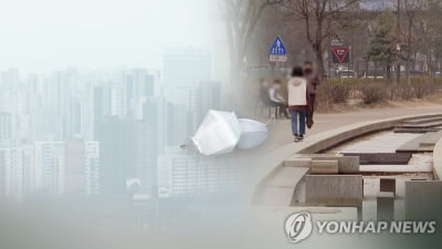 전북 미세먼지 '나쁨'…낮 최고 10∼13도