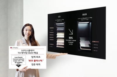LGD TV·투명 OLED 패널, 글로벌 친환경 인증 획득