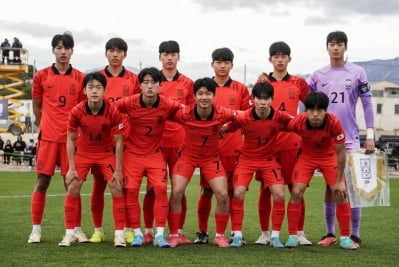 남자 U-16 축구대표팀, 잉글랜드에 0-3 패…친선대회 마무리