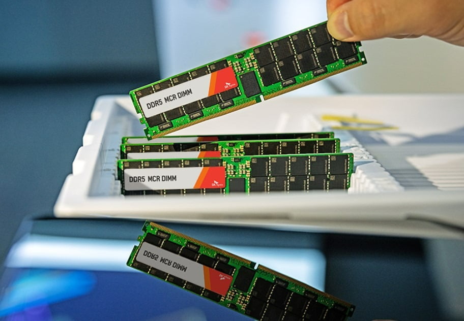 SK하이닉스의 DDR5 모듈 제품. / 사진=SK하이닉스 제공