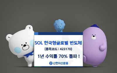 삼전·엔비디아 고르게 투자…'SOL 한국형글로벌 반도체 액티브' 1년 수익률 70%