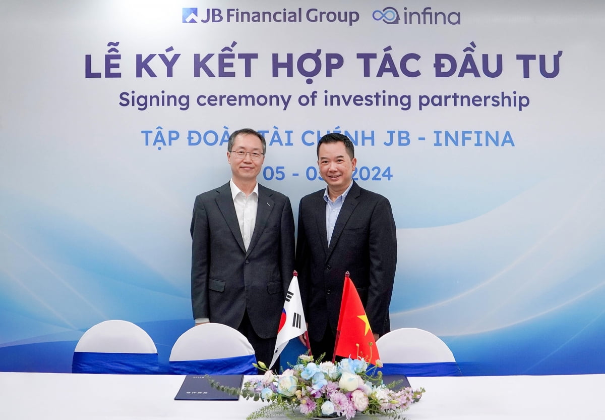 JB금융그룹, 베트남 '인피나'와 전략적 투자계약 체결