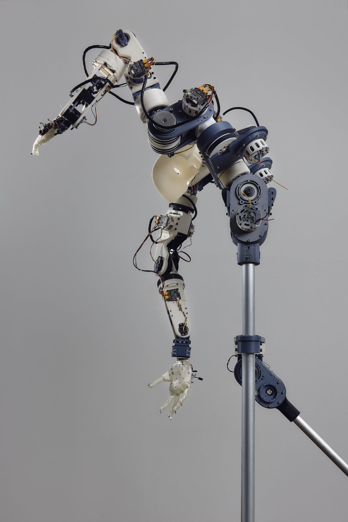 권병준의 '외나무다리를 건너는 로봇'(2023).