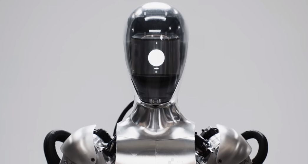 오픈AI의 AI가 탑재된 휴머노이드 로봇 '피규어 01'. / 사진=피규어 유튜브 캡처