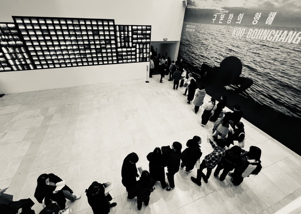 구본창의 대규모 회고전 '항해'가 열리고 있는 서울시립미술관. 하루 평균 1400명이 찾았다. 