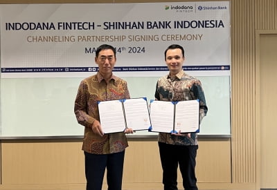 신한인도네시아은행, 인니 전자결자업체 '인도다나'와 협약