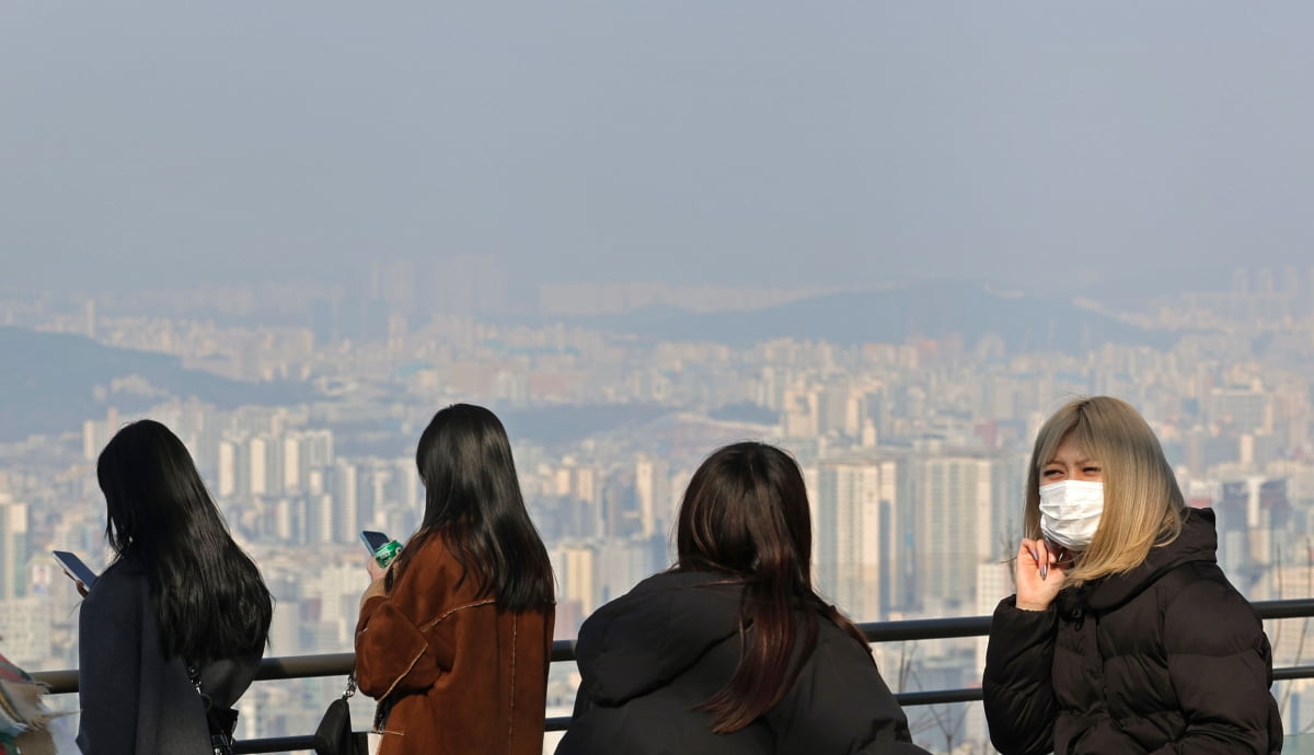 [포토] 수도권 초미세먼지 '나쁨'