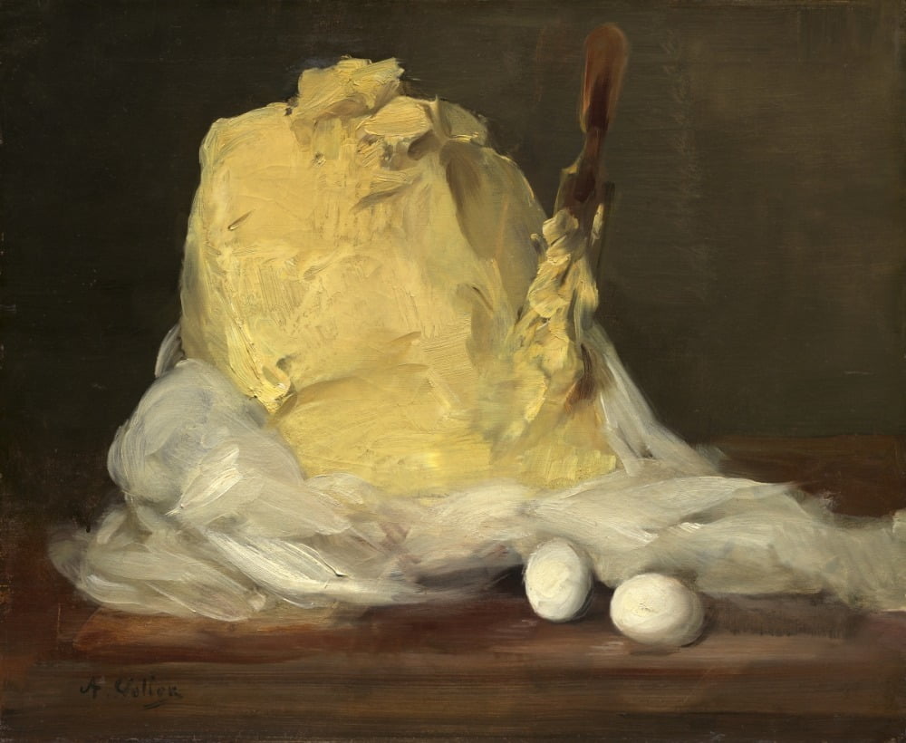 앙투안 볼롱 <버터 더미> (1875-1885), 캔버스에 유채, 워싱턴 국립 미술관 