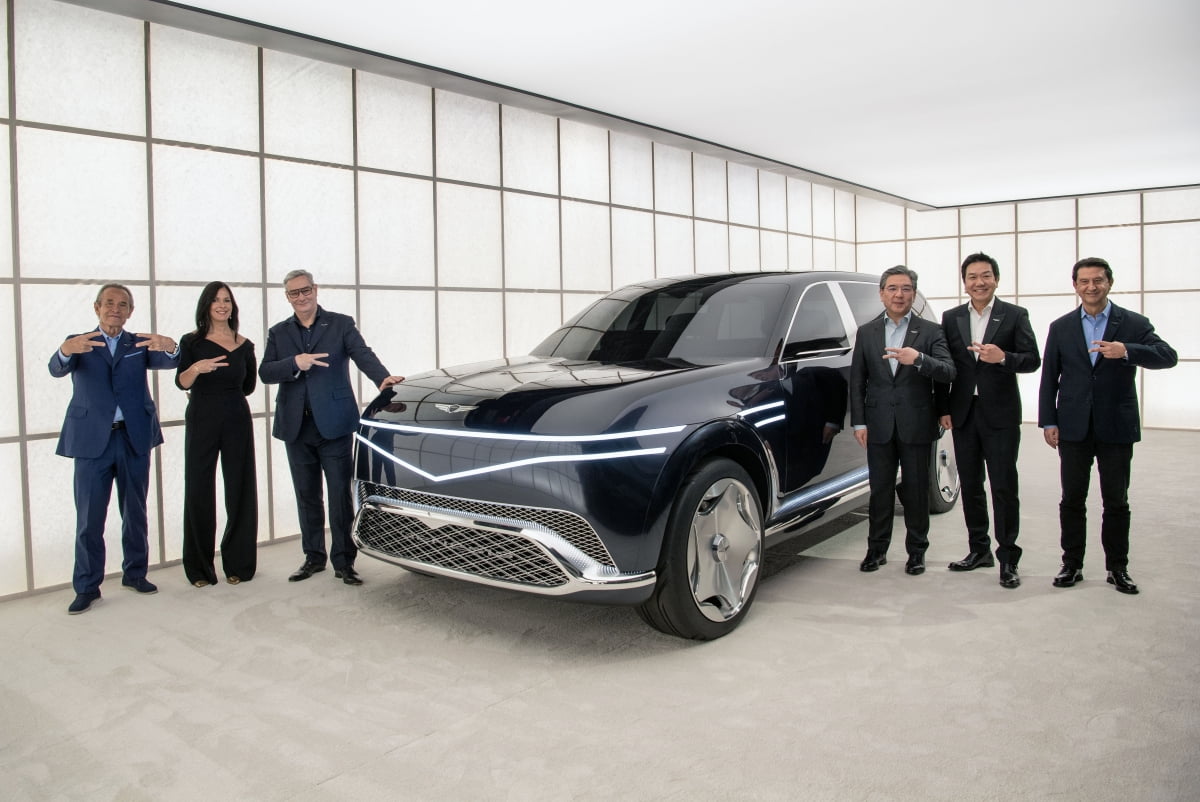 최근 현대차가 공개한 초대형 전기 스포츠유틸리티차량(SUV) 콘셉트카 ‘네오룬’. 현대차 제공