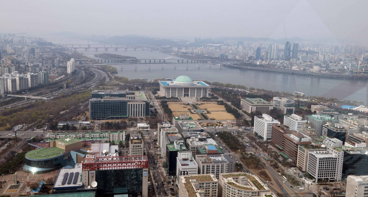 서울 여의도 국회의사당 모습.