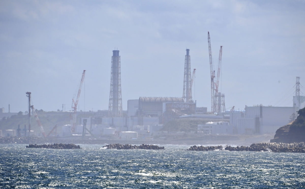 오염수(일본 정부 명칭 처리수) 해양 방류를 시작한 후쿠시마 제1원자력발전소. 사진=연합뉴스
