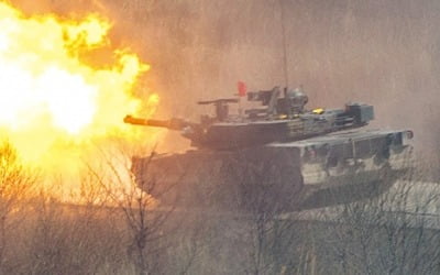[포토] 한·미 통합화력훈련…불 뿜는 K1A2전차 