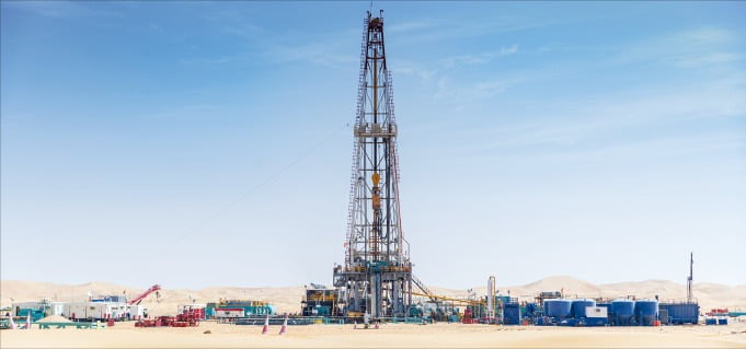 UAE 할리바 광구.  석유공사 제공 