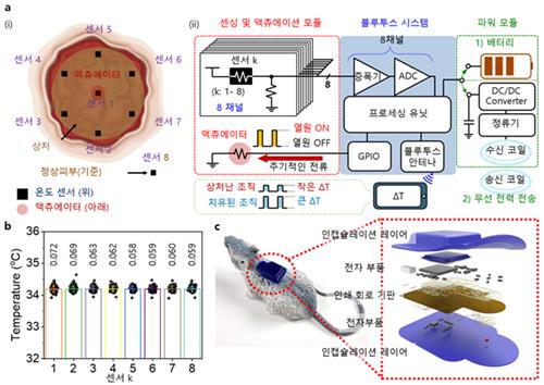 KAIST, 당뇨병 만성 상처 추적 스마트 헬스케어 기기 개발