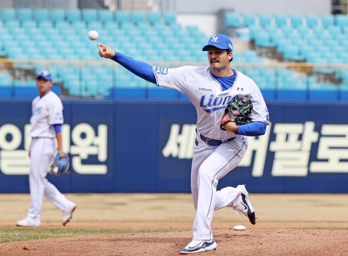 개막전 선발 유력 크로우·알칸타라 무실점…후라도는 뭇매