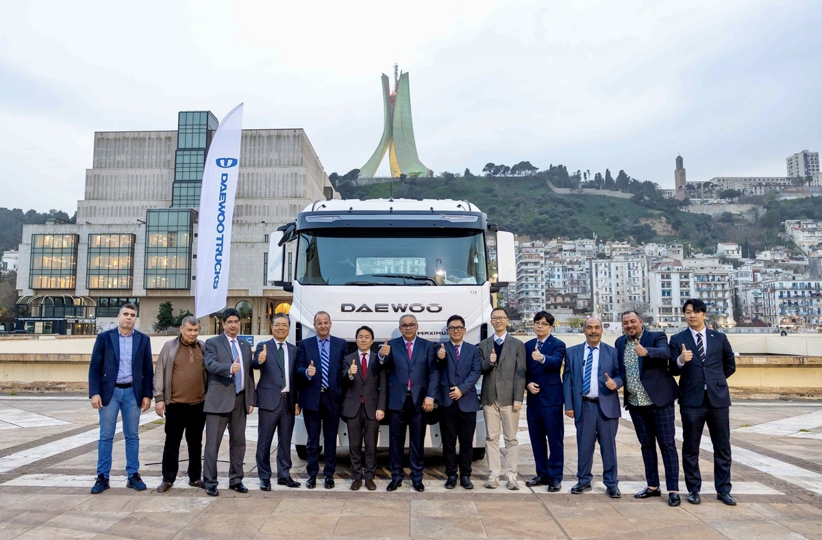 타타대우, 알제리에 대우트럭 수출 본격화…"연 1천대이상 목표"