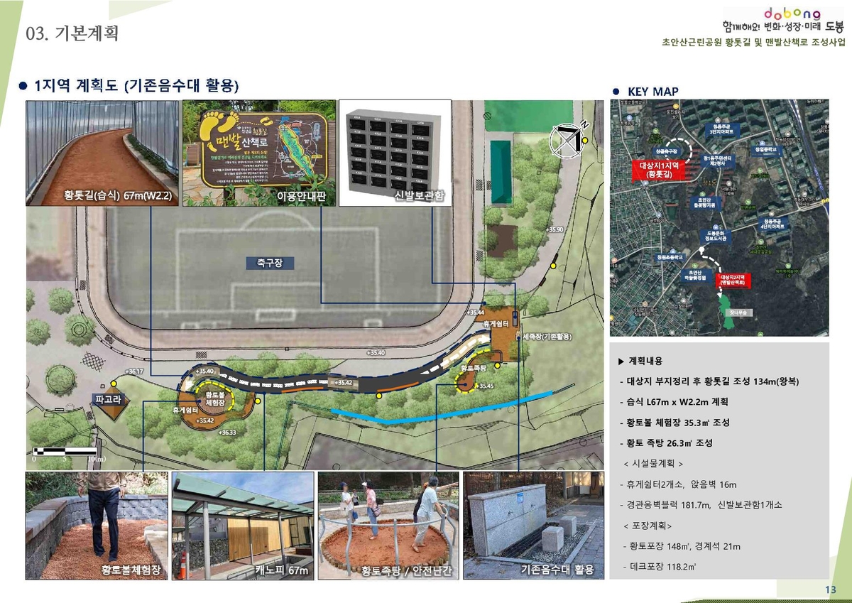 도봉구, 6월까지 황톳길·맨발산책로 3곳 조성