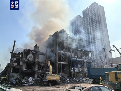 中기자협회, 폭발사고 현장취재 통제 비판…지방정부 공식 사과(종합)