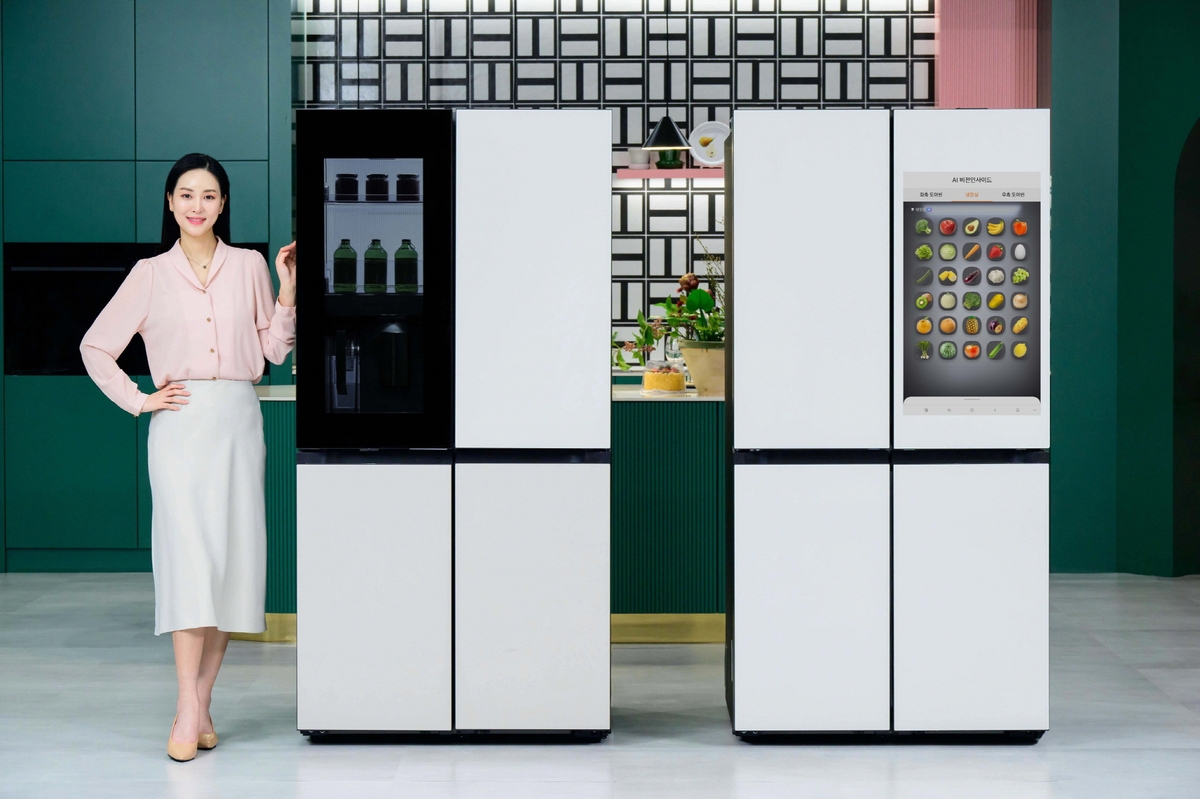 삼성전자, AI로 에너지 아끼는 비스포크 냉장고 신제품 출시