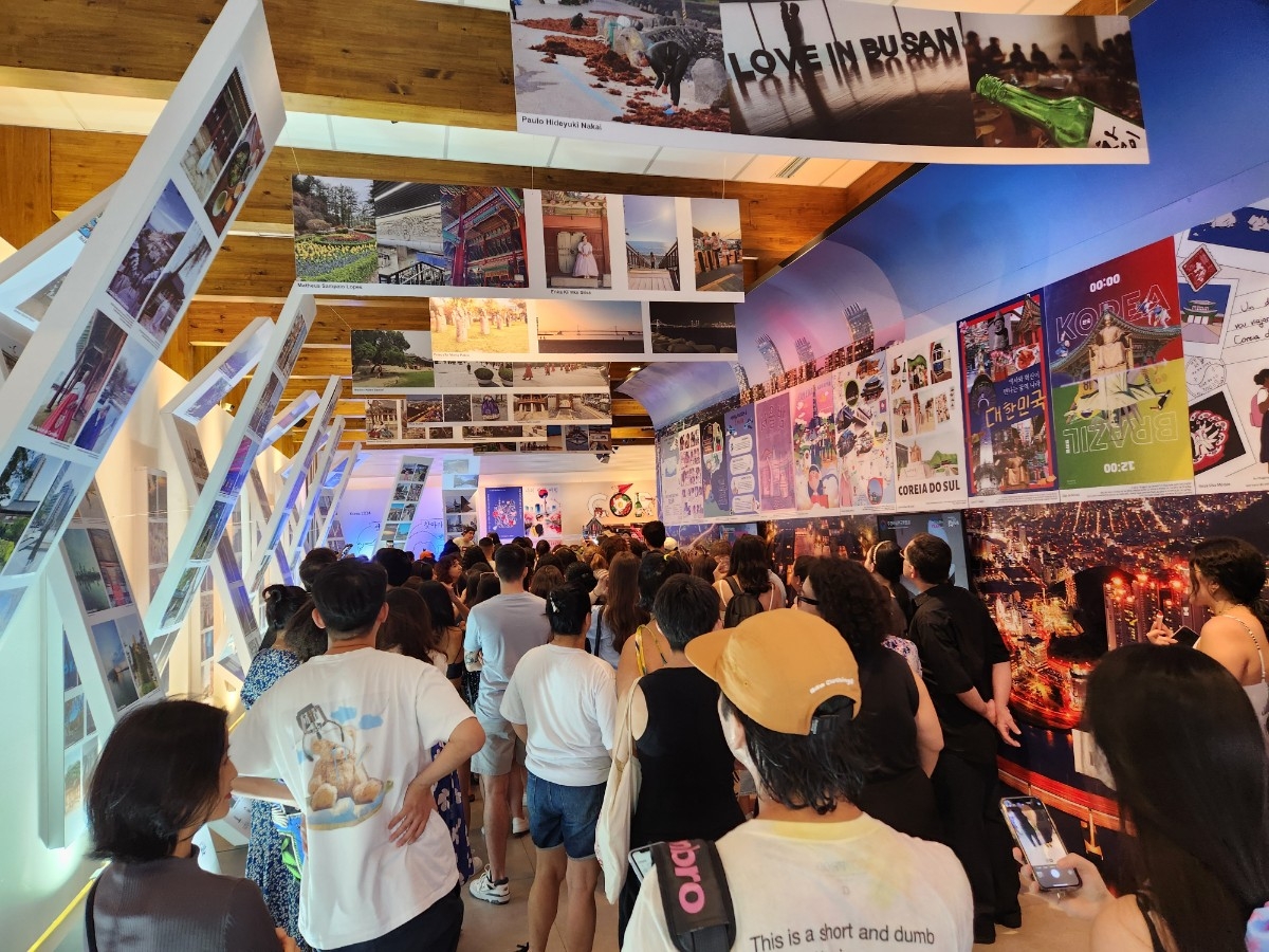 "평생 잊지 못할 추억"…브라질서 '나의 한국여행기' 전시 개막