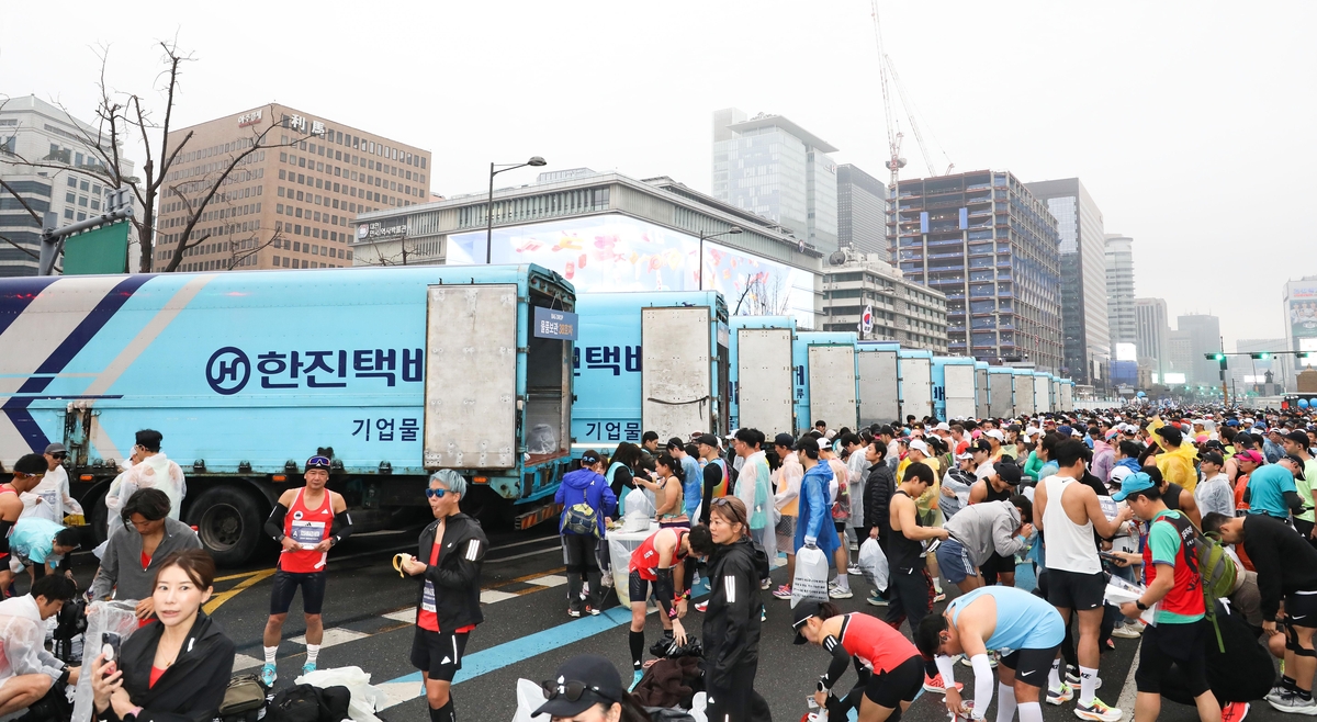 한진, 서울마라톤 공식 물류사로 참여…"스포츠사업 확대"