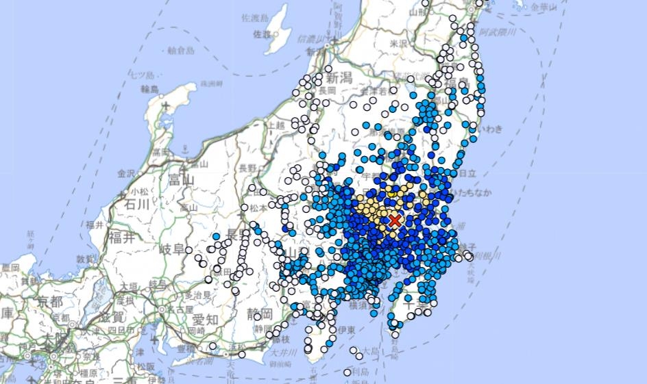 일본 수도권서 규모 5.3 지진…신칸센 일부 운행 중단(종합)