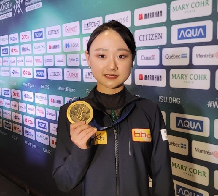 피겨 김채연, 세계선수권 동메달…내년에도 여자 싱글 3명 출전(종합)