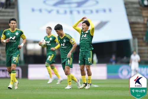 시즌 첫 현대가 더비 2-2 무승부…김천은 수원FC 꺾고 선두로(종합)