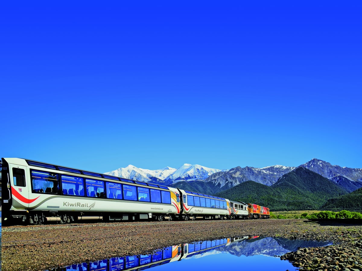 스프링필드, 남알프스 산맥으로 향하는 트랜즈알파인 열차
