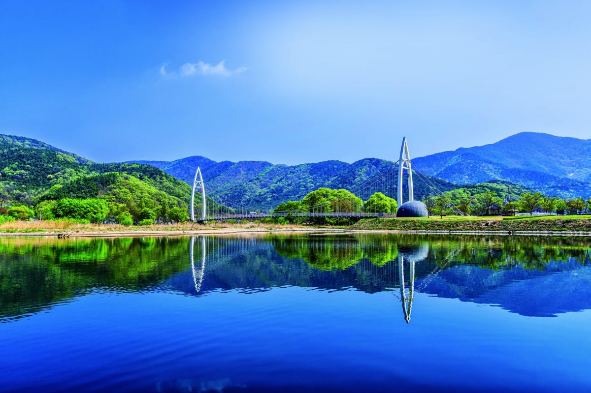 경북 칠곡 동명지 수변생태공원