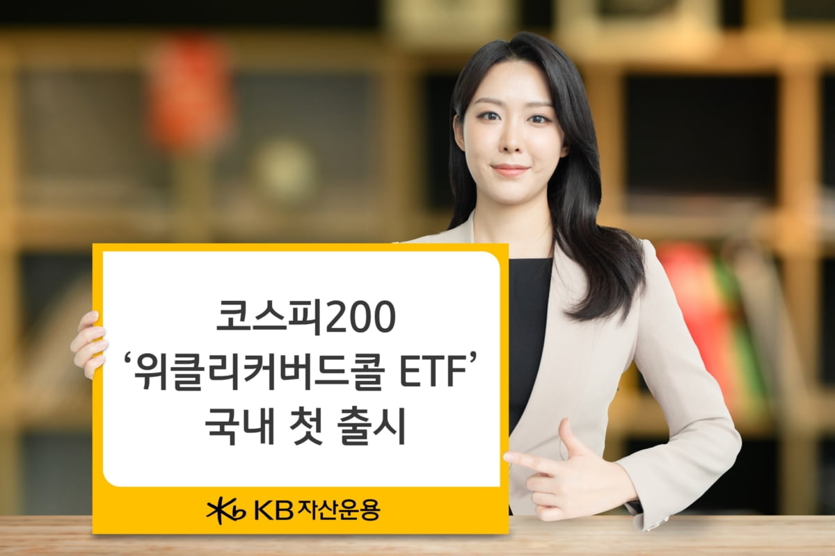 KB운용, 국내 첫 코스피200 '위클리커버드콜 ETF' 출시