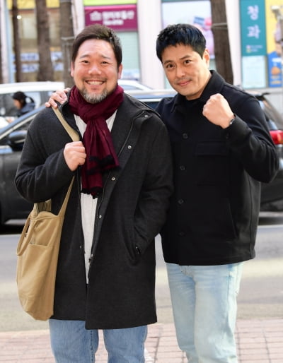 [TEN포토]한승현-김혁 '최중순과 야율융서 첫번째로 왔어요'(고려거란전쟁 종방연)