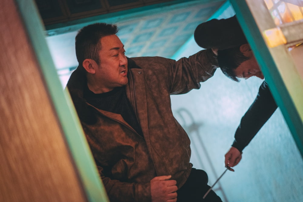 Ma Dong-seok stills from THE ROUNDUP: PUNISHMENT were released