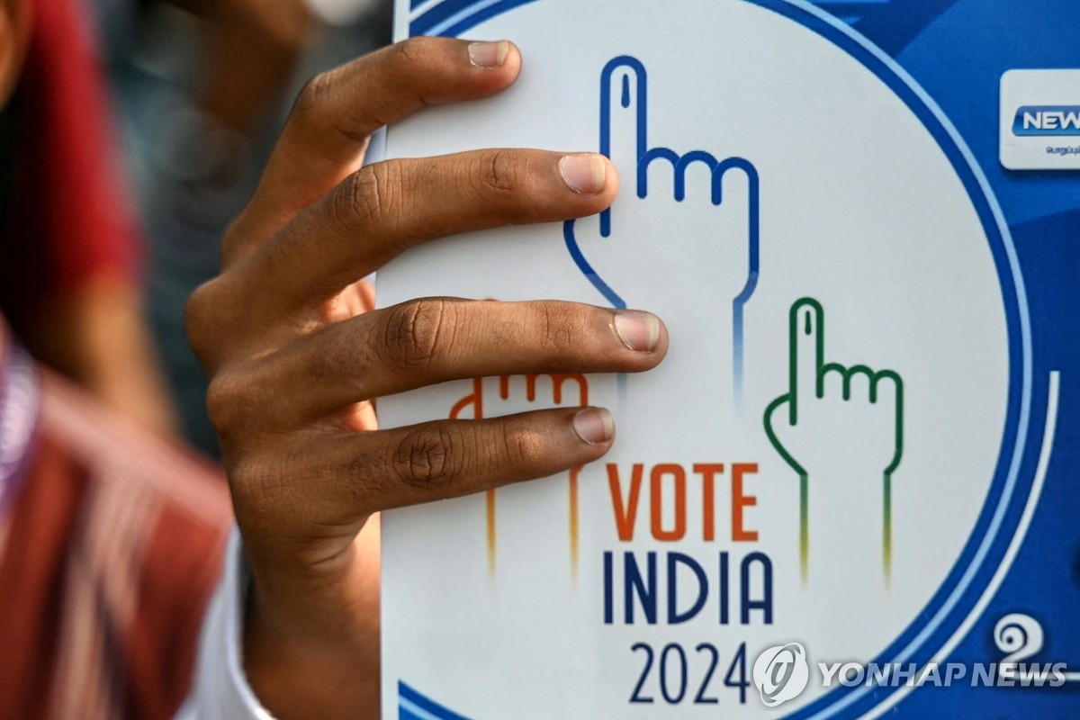 '10억 유권자' 인도, 4월19일 총선 개시…6월초 결과 발표
