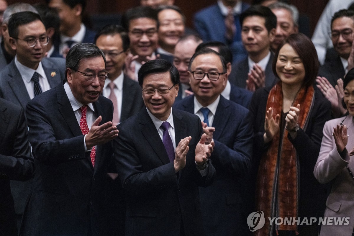 中정부 등, 홍콩판 국가보안법 입법에 일제히 환영…대만은 우려(종합)