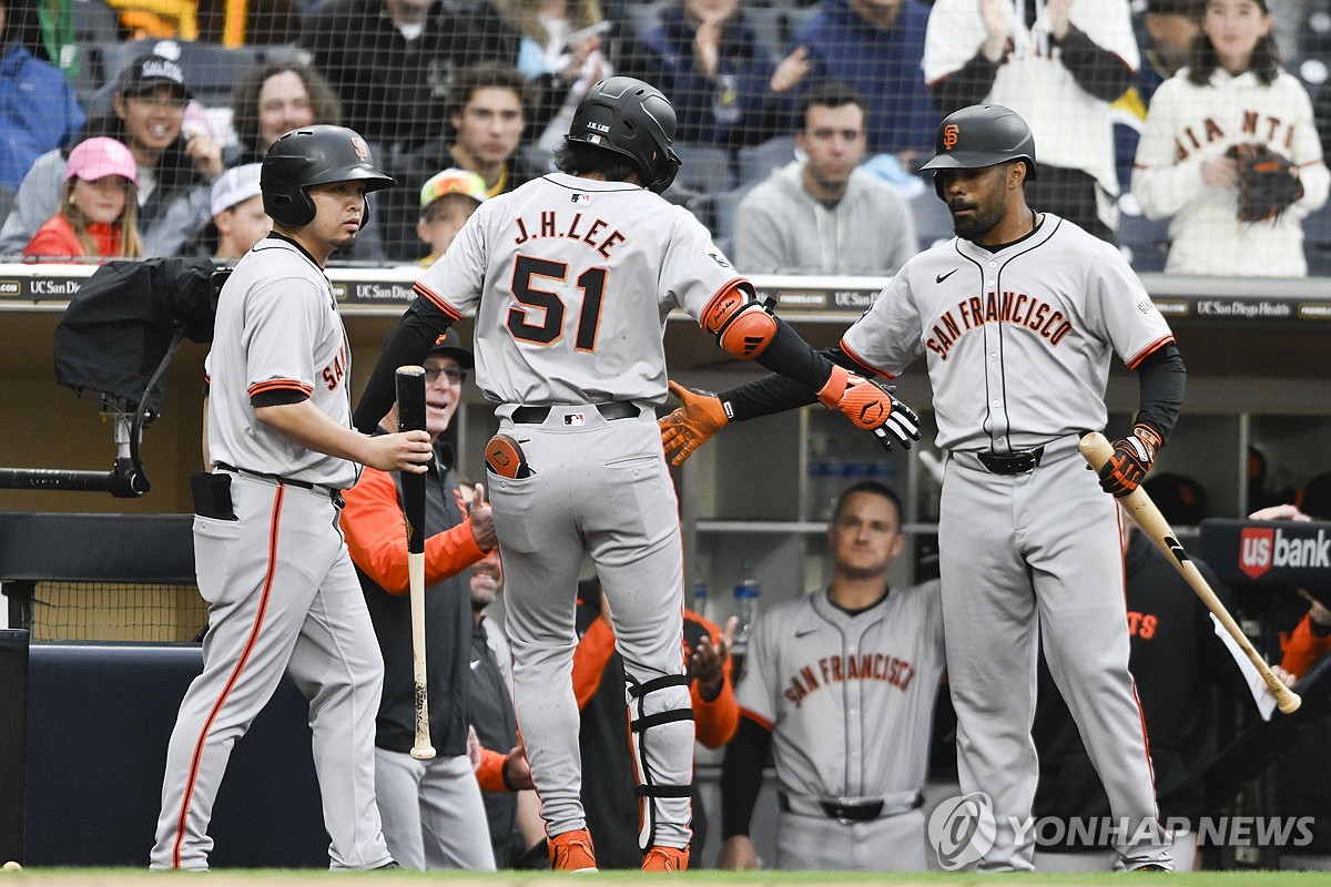 MLB 3경기만에 손맛…이정후, 한국인 최소경기 데뷔홈런 공동2위