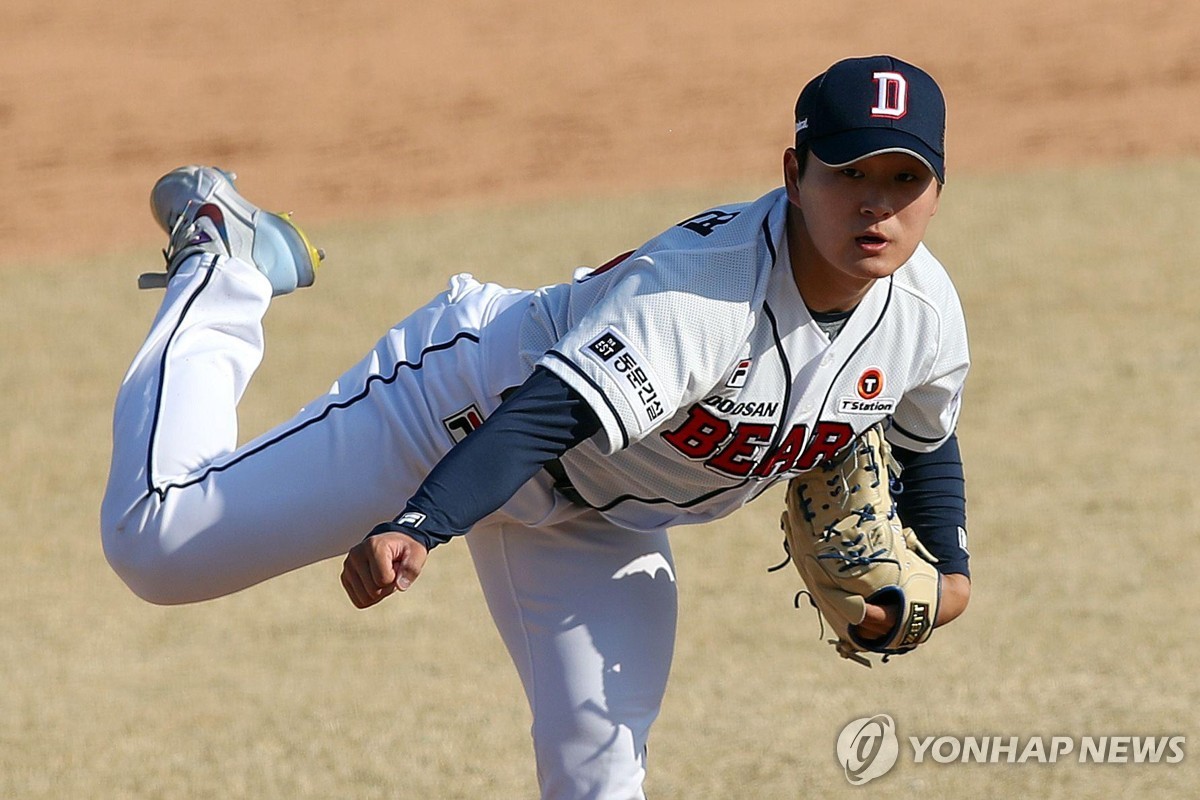 두산 시범경기 신나는 5연승…신인 김택연 벌써 2세이브