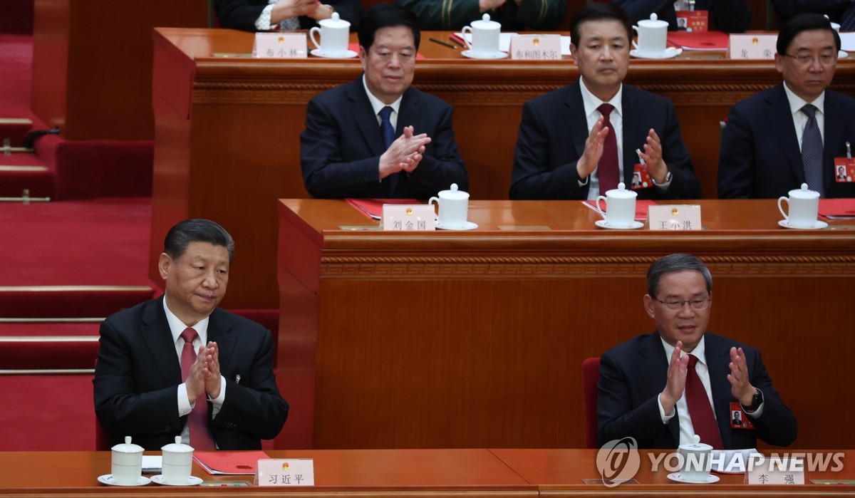 '1인 체제' 완성 中양회 폐막…"시진핑 핵심 당 지도 아래 단결"(종합)