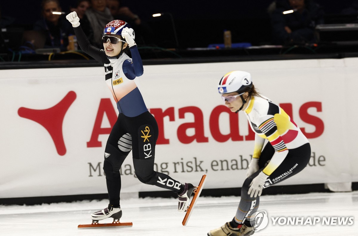 '쇼트트랙 차세대 에이스' 김길리, 세계선수권 1,500ｍ 금메달