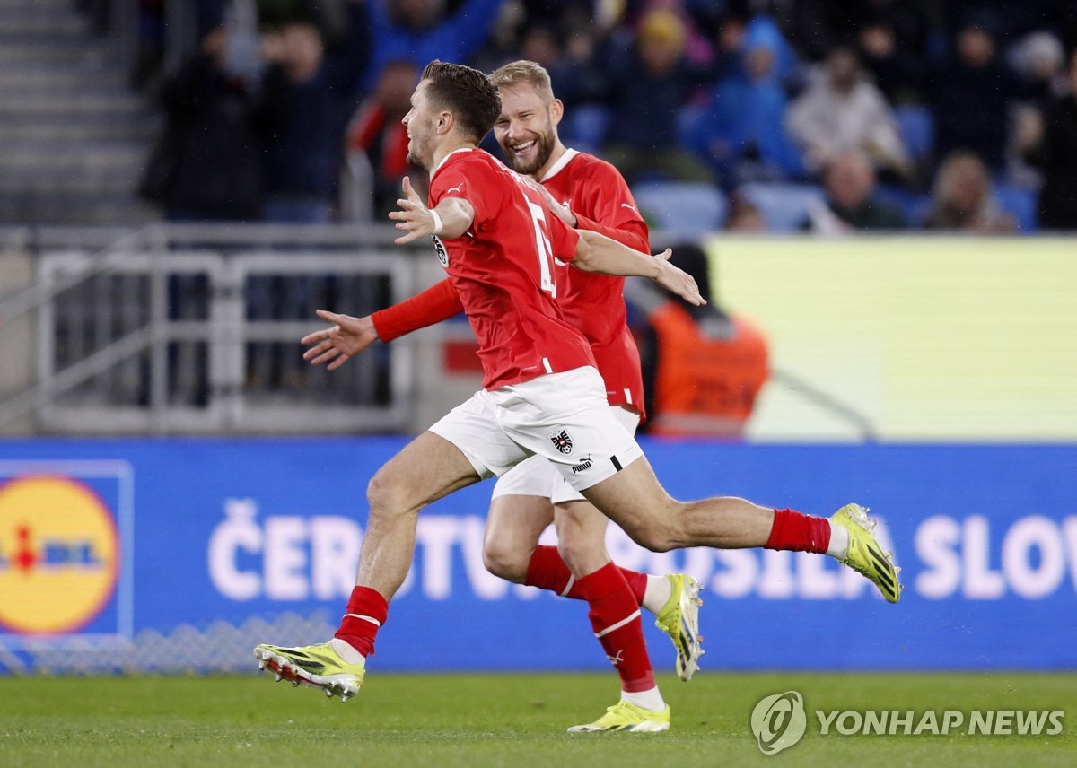 오스트리아 바움가르트너, 역대 A매치 최단시간 골 신기록 '6초'