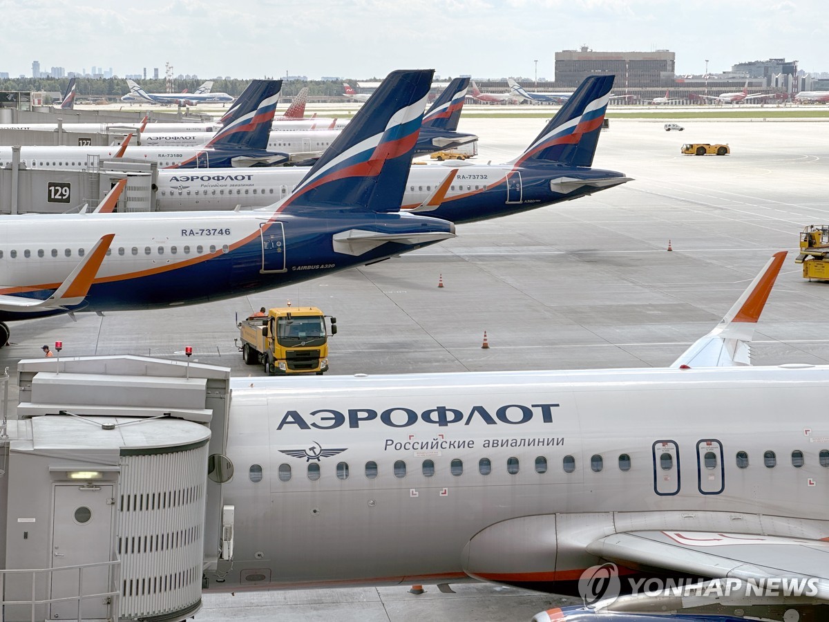 러시아에 발묶인 항공기 400대…'수조원대' 보험금 공방