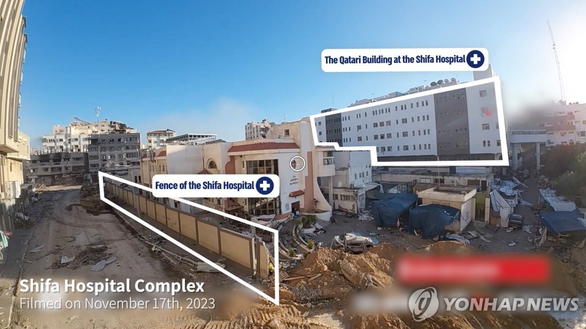 이스라엘, 가자 최대병원서 나흘째 격전…"총소리·폭음 지속"