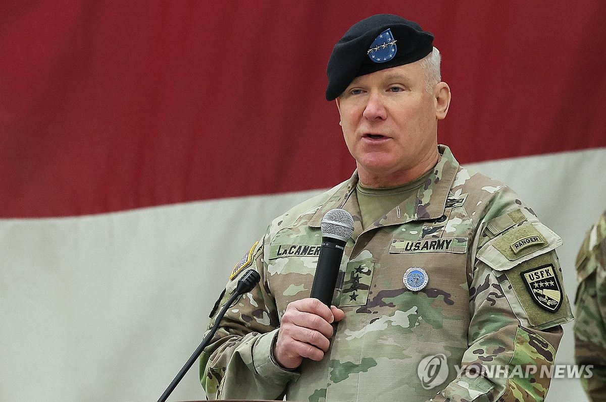주한미군사령관 "韓 방어 위해 미군 2만8500명 계속 투자해야"