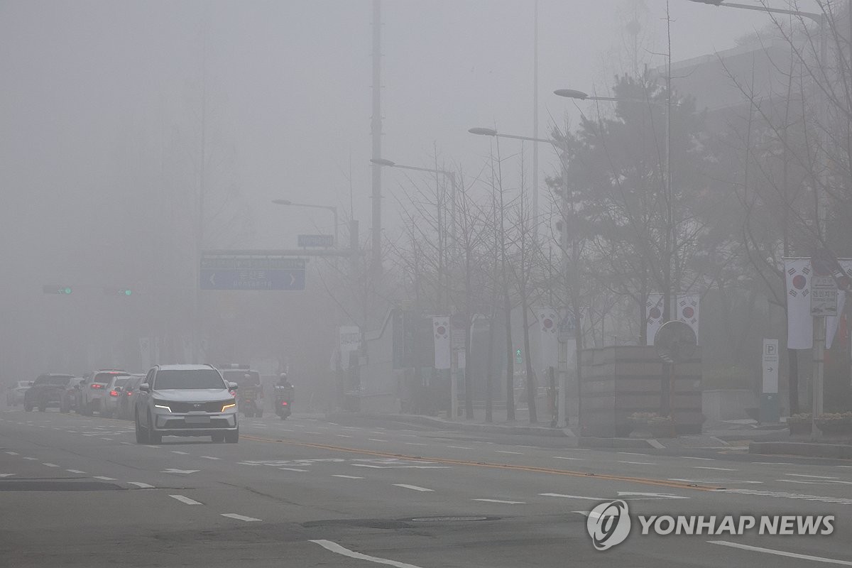 충남 서해안, 내륙 안개 짙어…낮 최고 18도