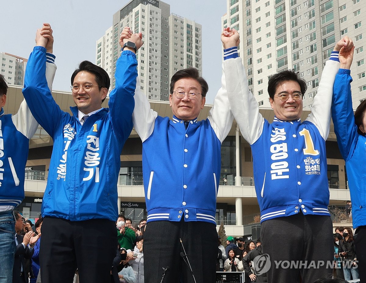 이재명, '한강벨트' 마포 찾아 지원사격…사흘째 수도권 공략