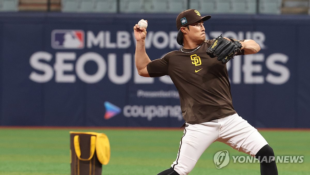 샌디에이고 고우석, MLB 서울시리즈 로스터 제외…마쓰이 등록(종합)