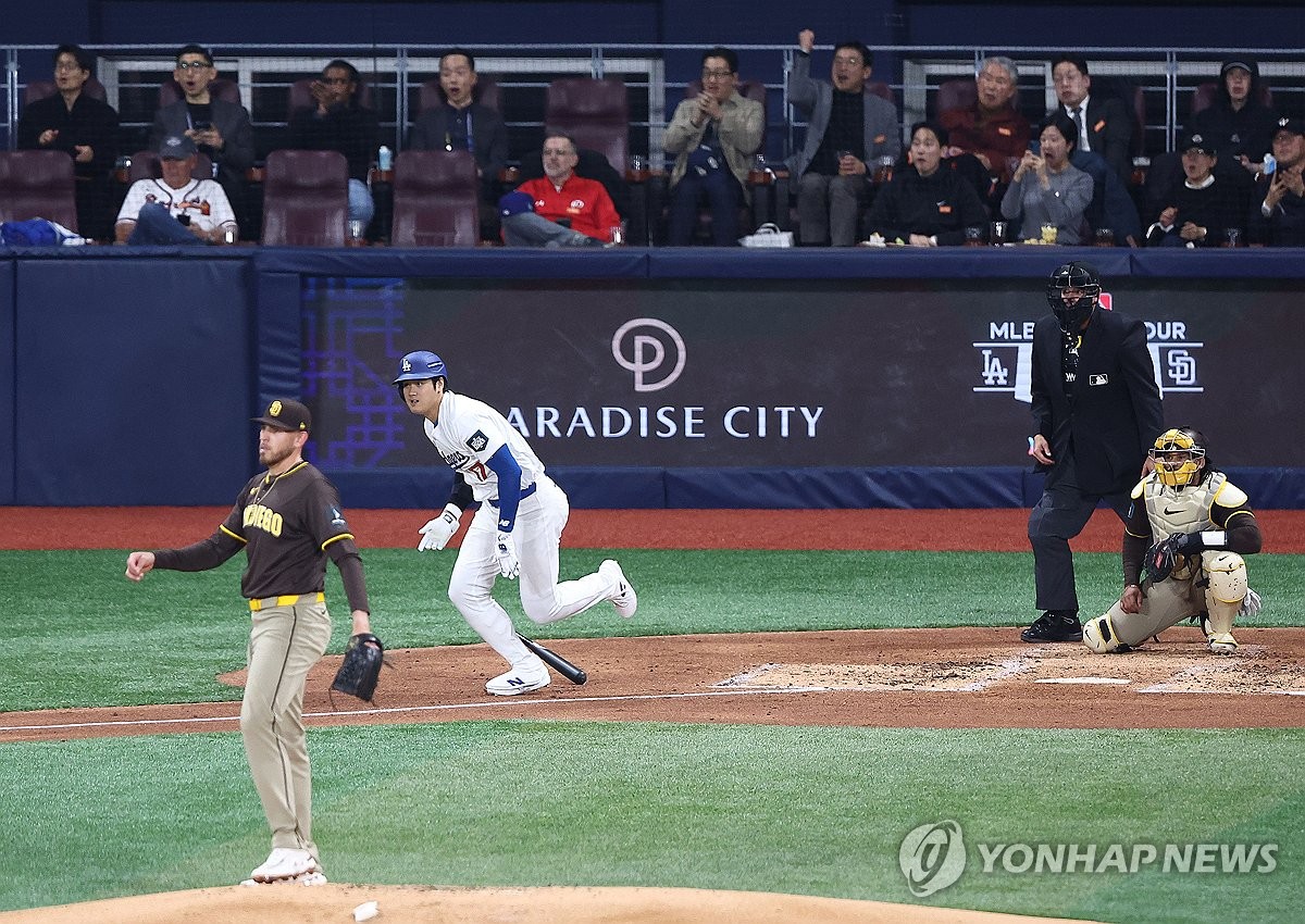 통역사 배신에도 오타니 안타…MLB 서울시리즈 타율 3할로 마감