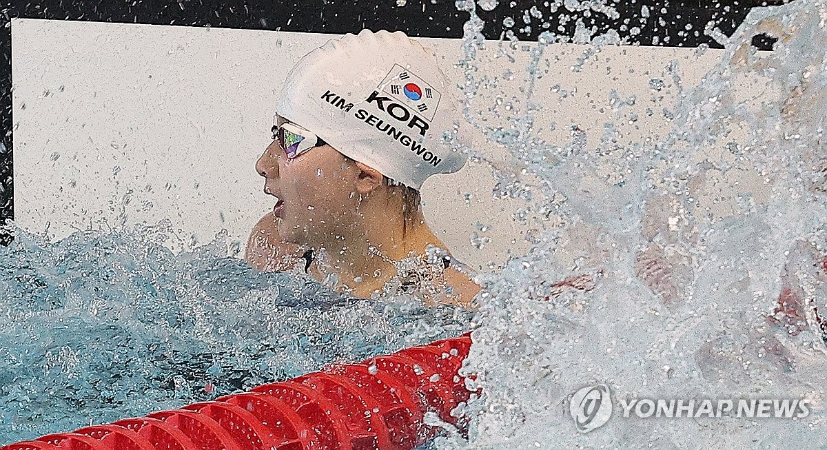 8년 묵은 한국수영 기록 깬 중학생 김승원 "세계 신기록이 목표"