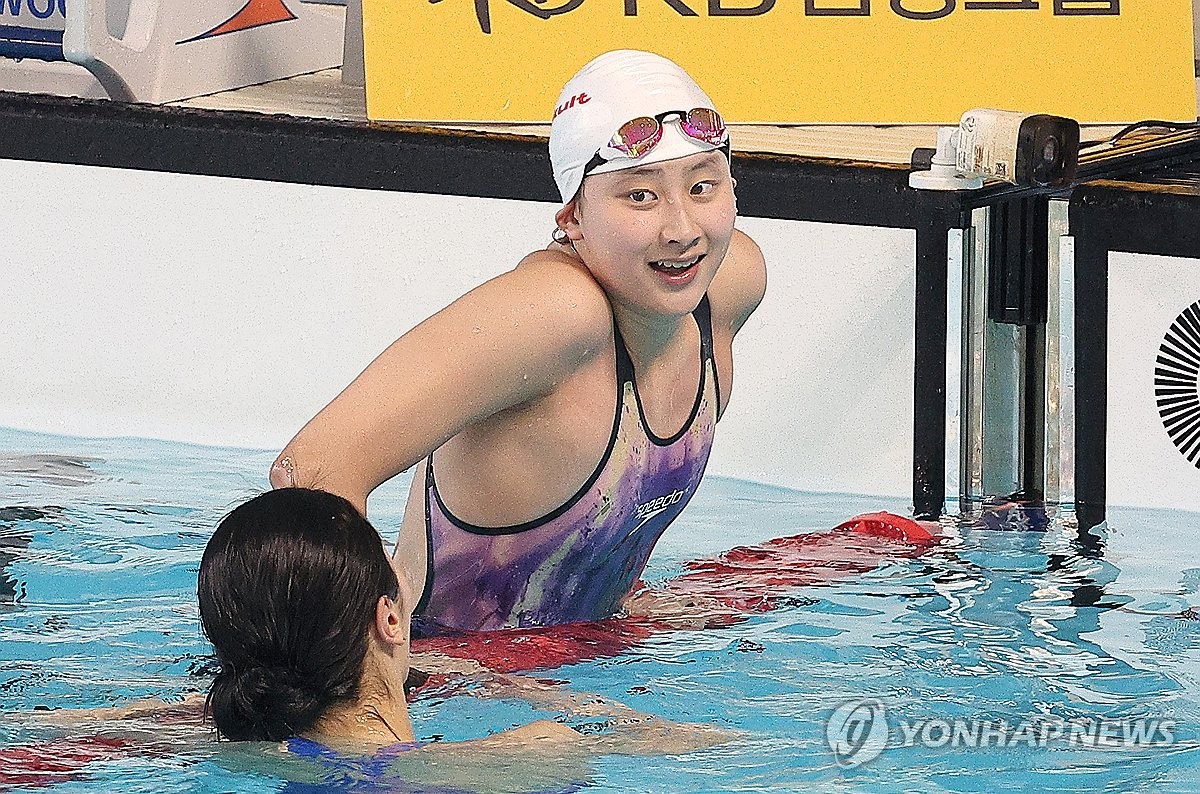8년 묵은 한국수영 기록 깬 중학생 김승원 "세계 신기록이 목표"