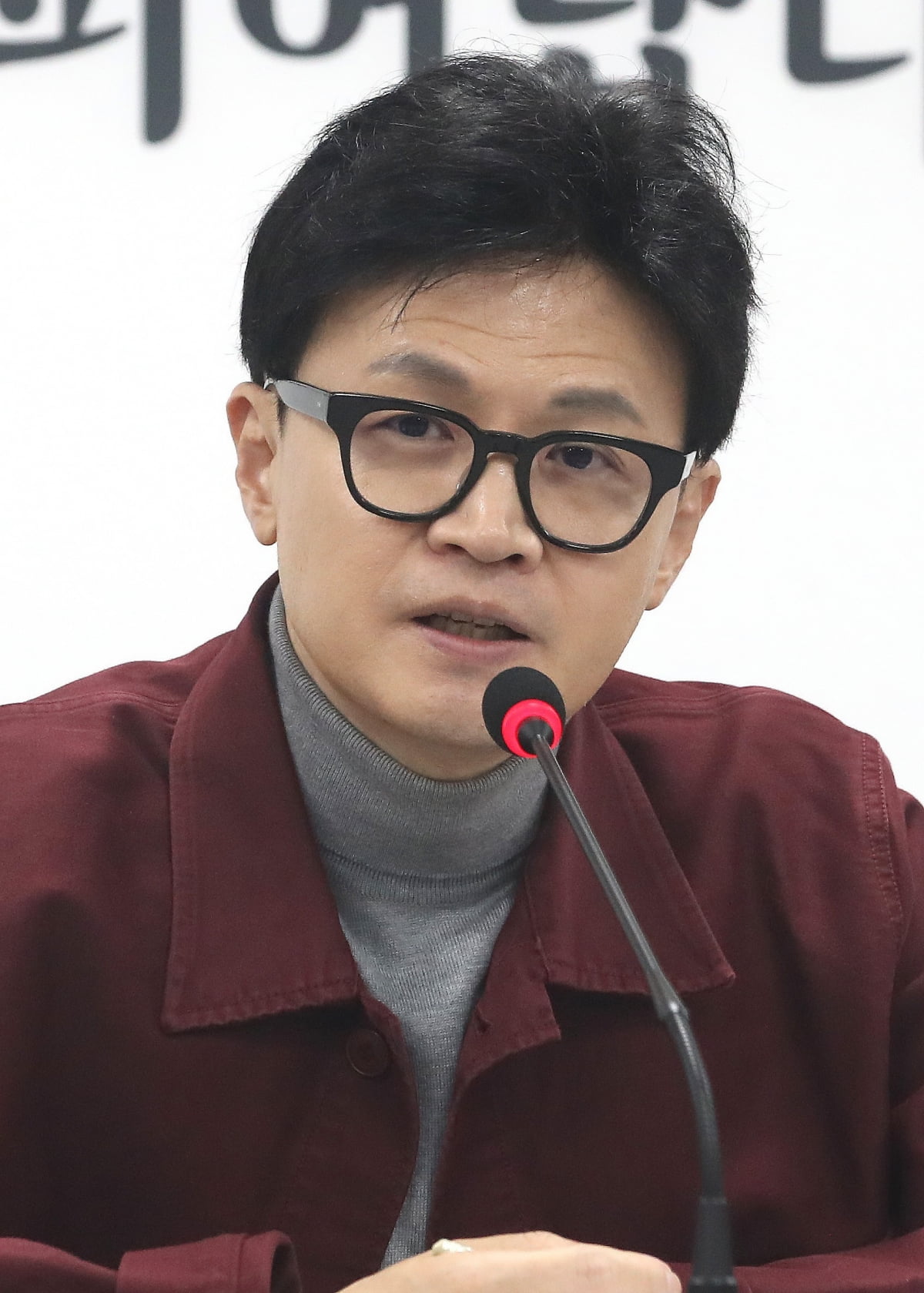 한동훈 국민의힘 비상대책위원장이 7일 오전 서울 여의도 중앙당사에서 열린 비상대책위원회의에서 모두발언을 하고 있다. / 사진=뉴스1